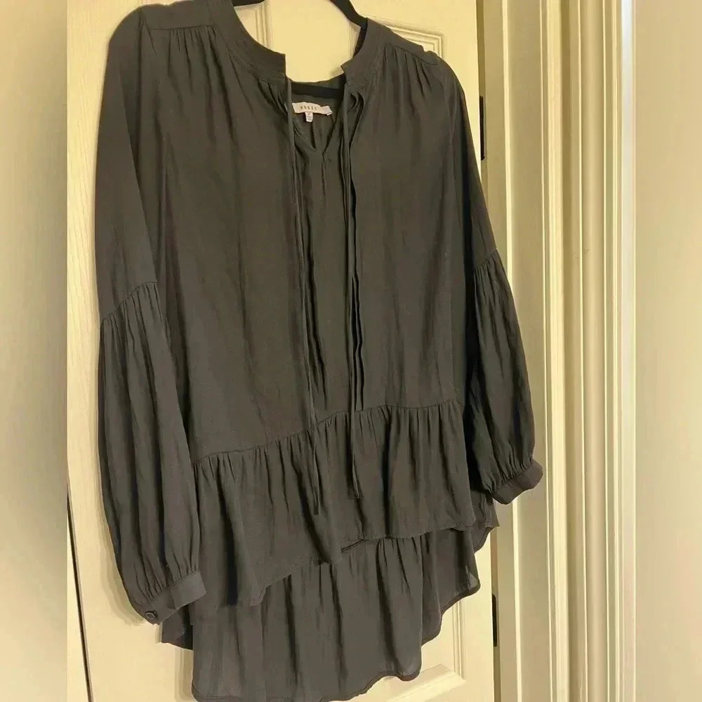 Ro&de (anthropology) black blouse size M - Picture 2 of 5